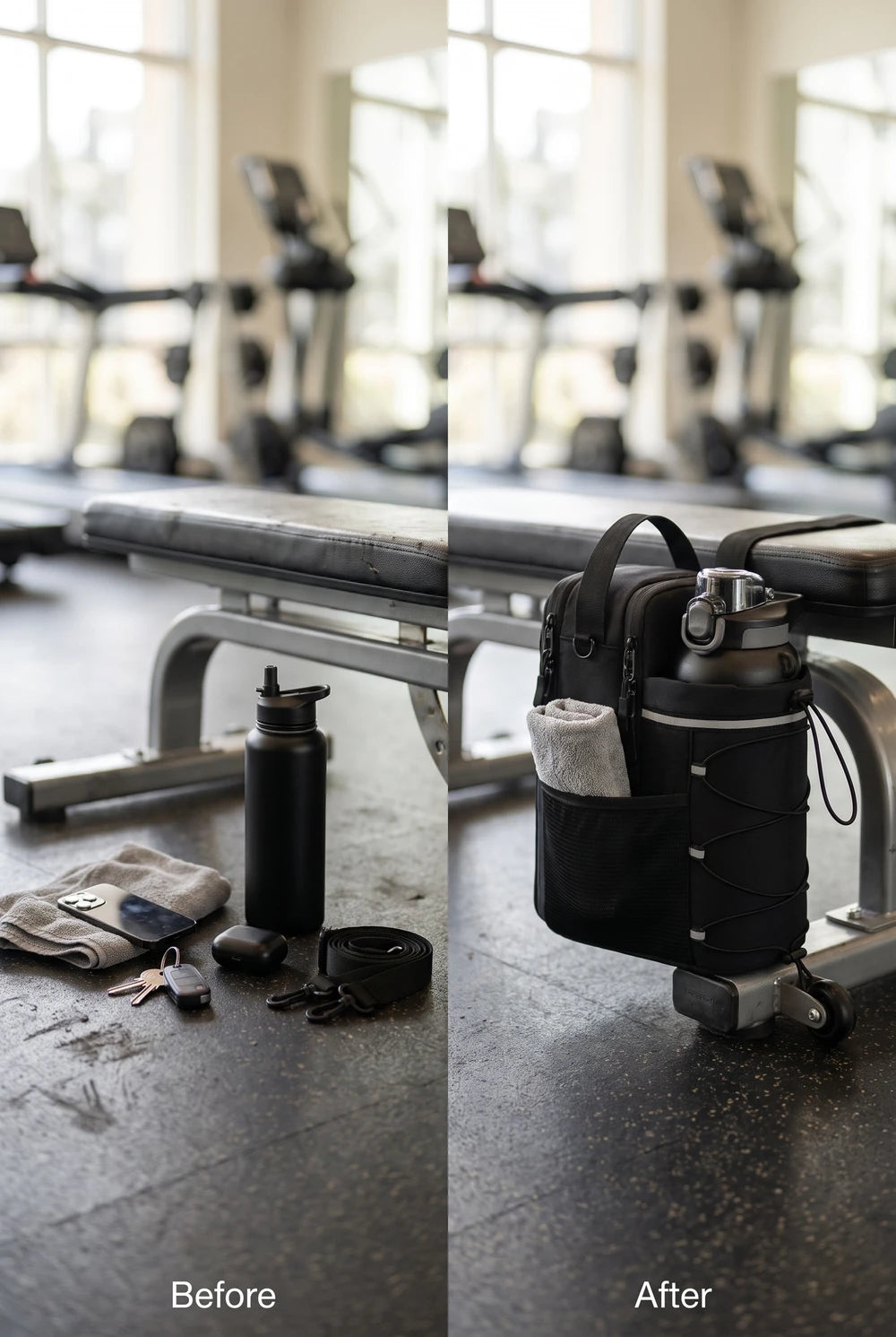 GymDock™ Magnetic Gym Organizer
